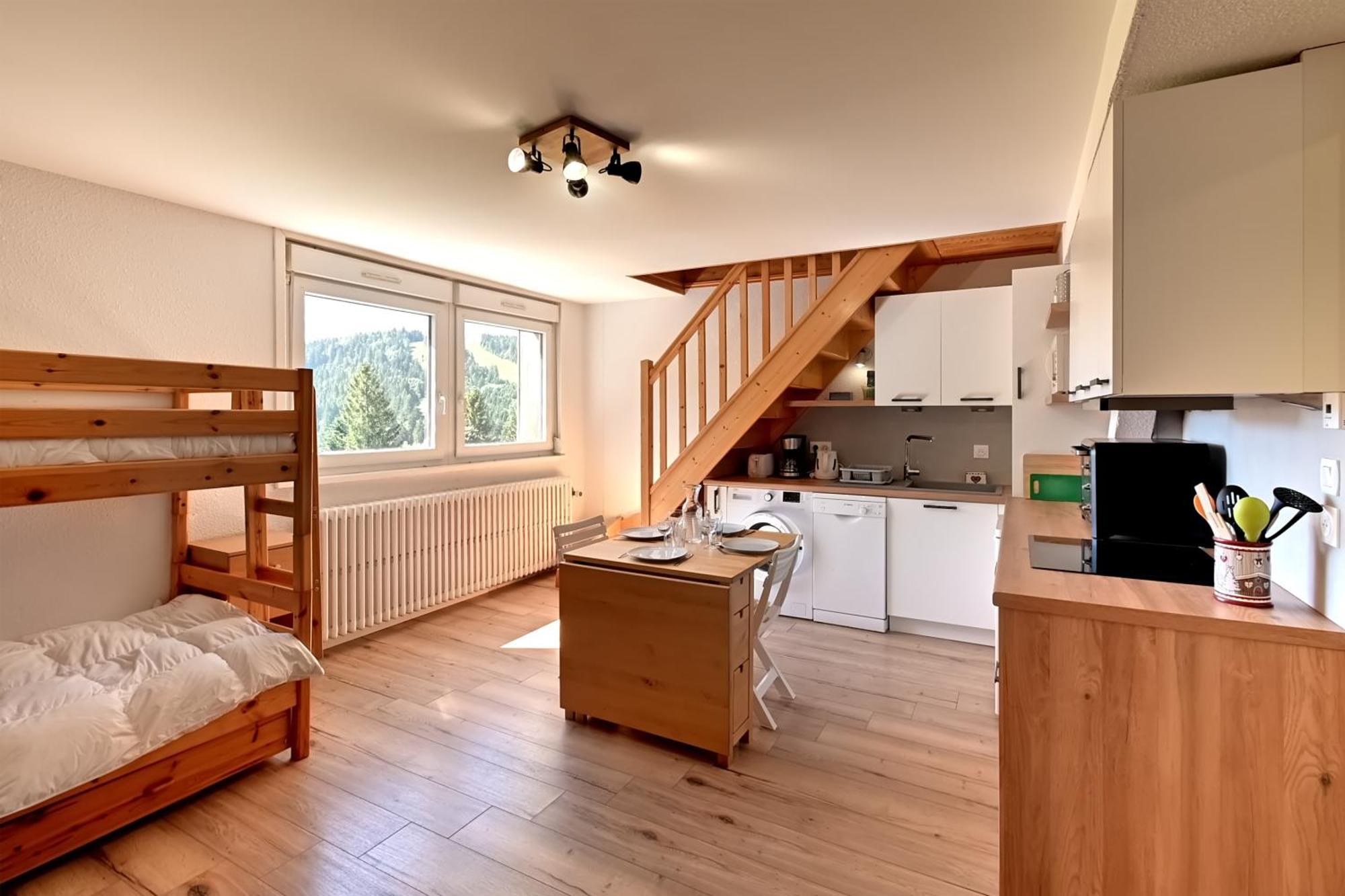 Le Nid Des Vosges - Appt Vue Montagne Apartment Gerardmer Exterior photo